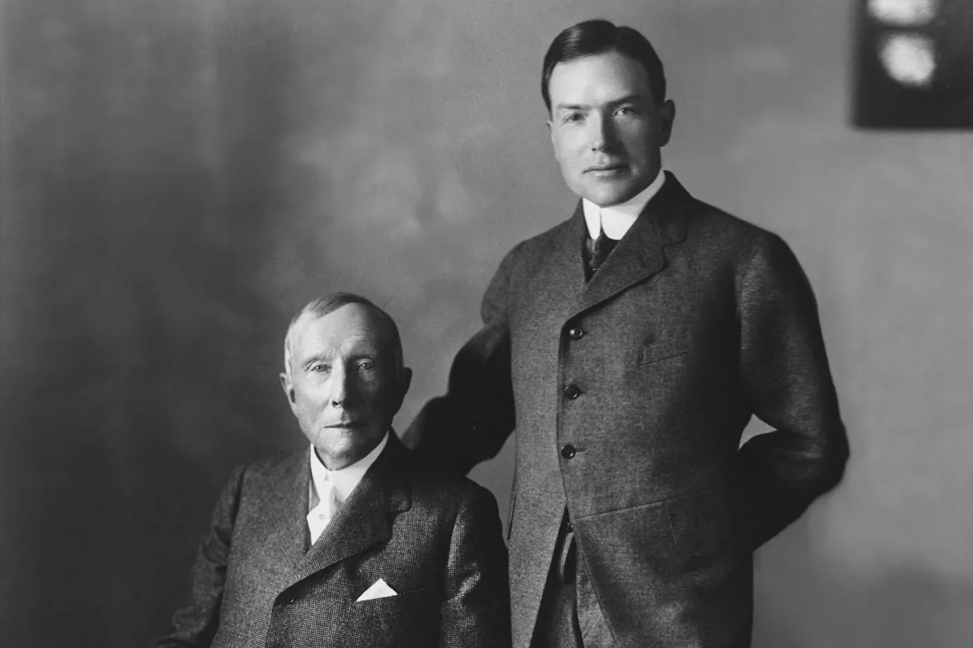 John D. Rockefeller Sr. and Jr.